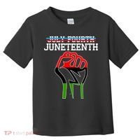 Juneteenth Freedom Fist Toddler T-Shirt thumb 0