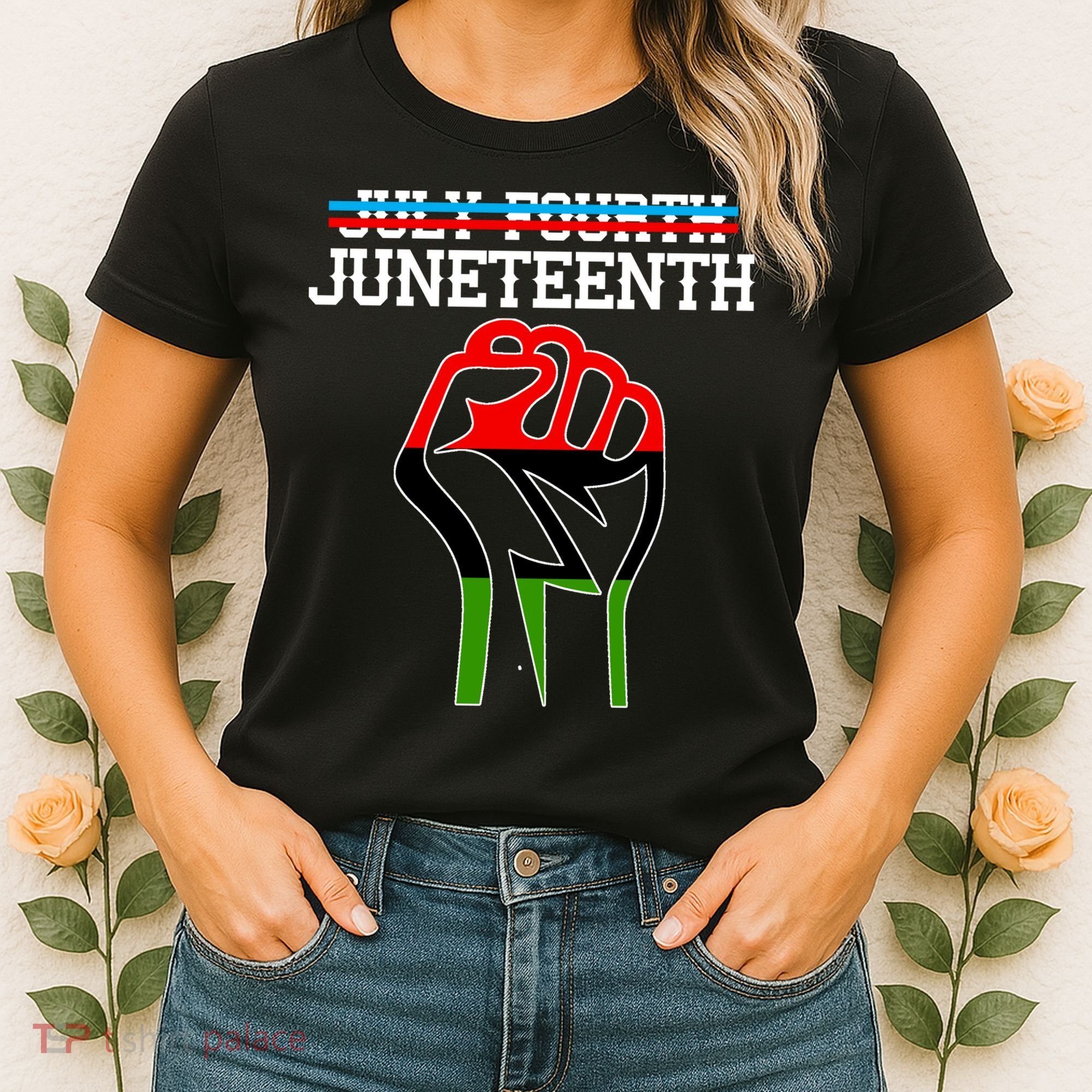 Juneteenth Freedom Fist Women's T-Shirt