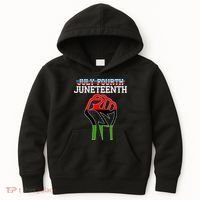 Juneteenth Freedom Fist Kids Hoodie thumb 0