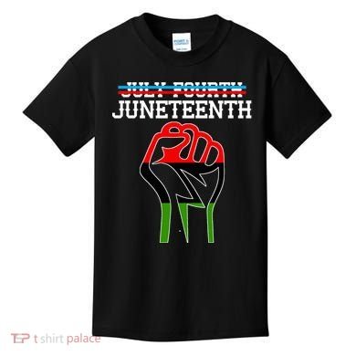 Juneteenth Freedom Fist Kids T-Shirt