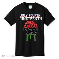 Juneteenth Freedom Fist Kids T-Shirt thumb 0