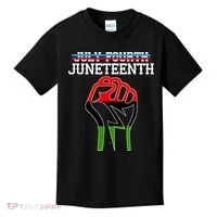 Juneteenth Freedom Fist Kids T-Shirt thumb 0