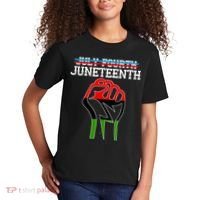 Juneteenth Freedom Fist Kids T-Shirt thumb 2