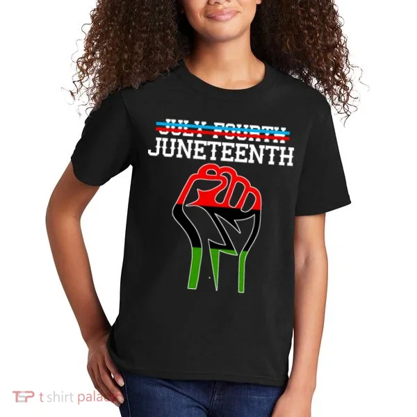 Juneteenth Freedom Fist Kids T-Shirt