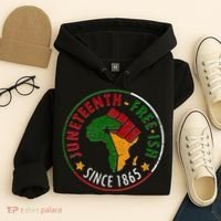 Juneteenth Freeish Since 1865 Hoodie thumb 4