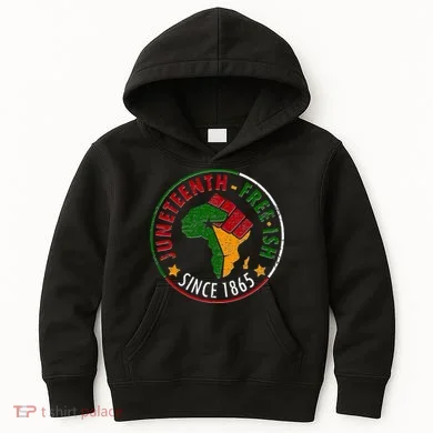 Juneteenth Freeish Since 1865 Kids Hoodie