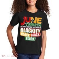 Juneteenth I'm Black Everyday But Today I'm Blackity Black  Kids T-Shirt thumb 2