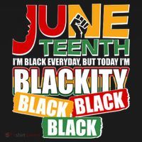 Juneteenth I'm Black Everyday But Today I'm Blackity Black  Kids T-Shirt thumb 4
