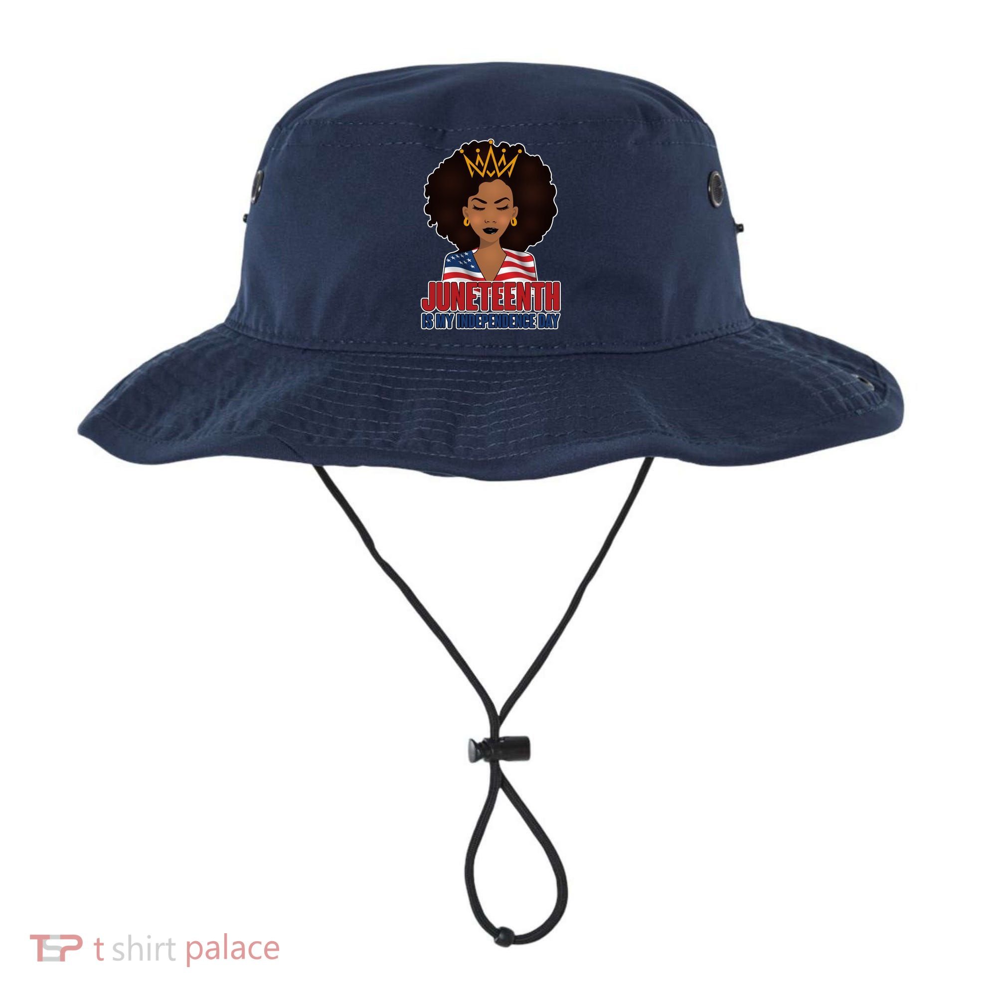 Juneteenth Is My Independence Day African American USA Flag Bucket Hat
