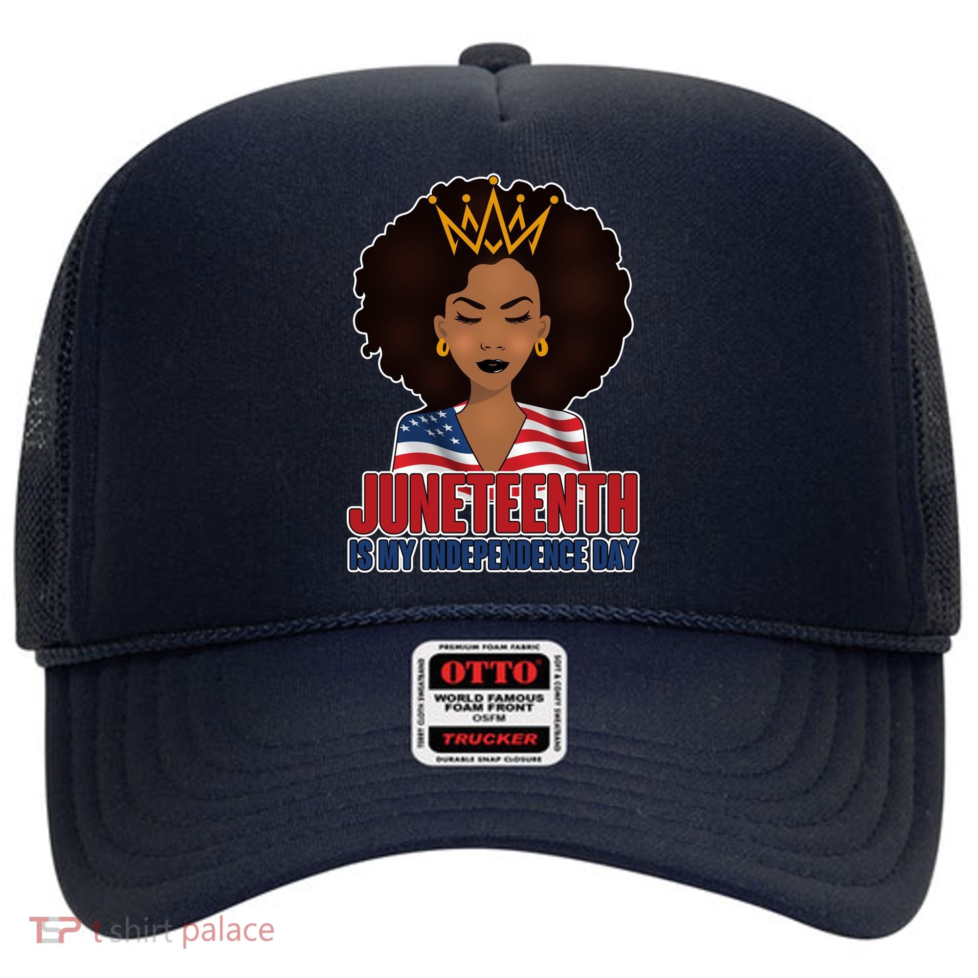 Juneteenth Is My Independence Day African American USA Flag Hat