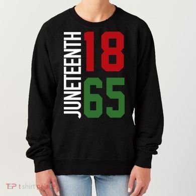 Juneteenth Jersey 1865 Women's Sweatshirt