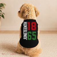 Juneteenth Jersey 1865 Doggie Tank thumb 2