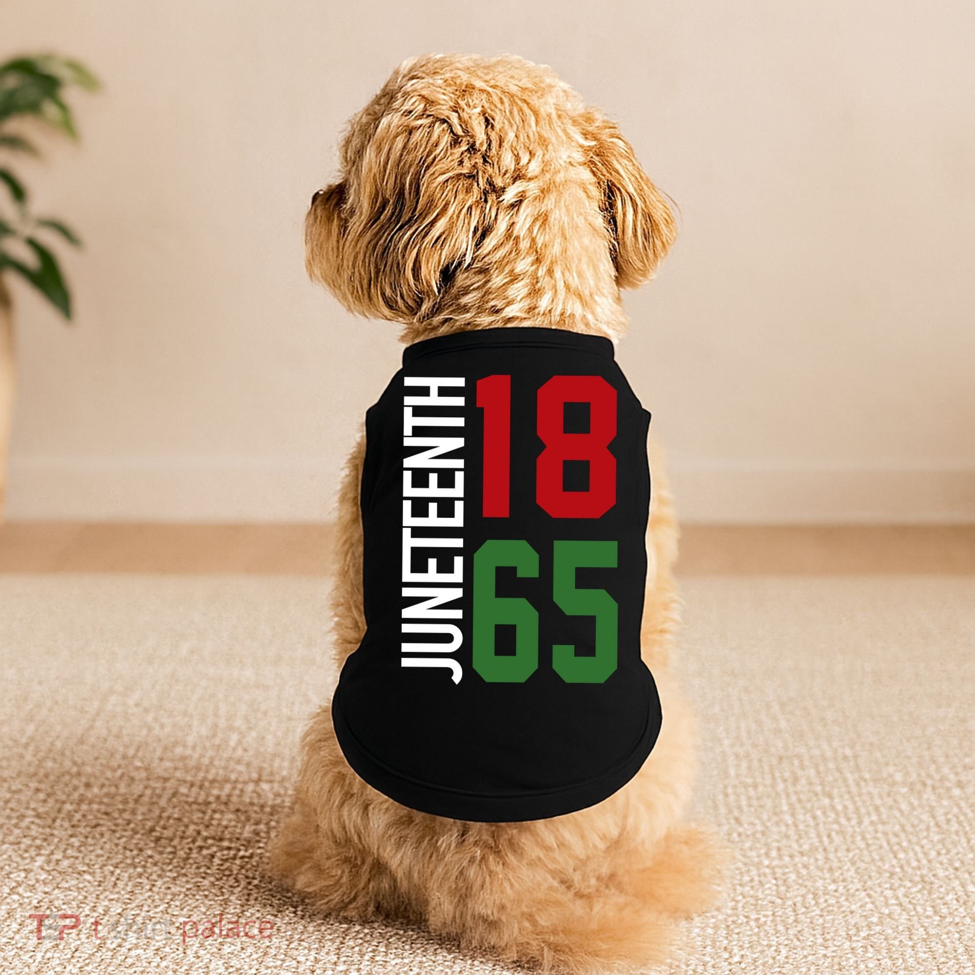 Juneteenth Jersey 1865 Doggie Tank