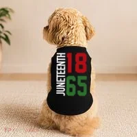 Juneteenth Jersey 1865 Doggie Tank thumb 2