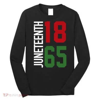 Juneteenth Jersey 1865 Long Sleeve Shirt