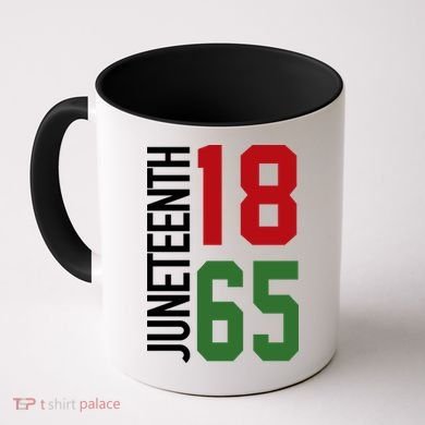 Juneteenth Jersey 1865 Coffee Mug
