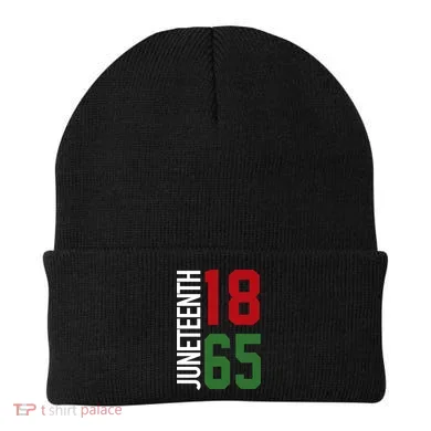 Juneteenth Jersey 1865 Beanie