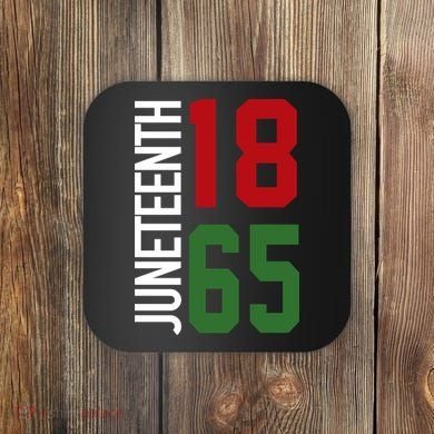 Juneteenth Jersey 1865 Coaster