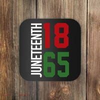Juneteenth Jersey 1865 Coaster thumb 0