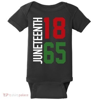 Juneteenth Jersey 1865 Baby Bodysuit