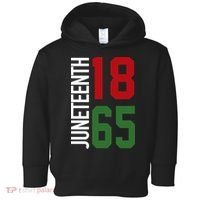 Juneteenth Jersey 1865 Toddler Hoodie thumb 0