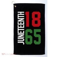 Juneteenth Jersey 1865 Golf Towel thumb 0