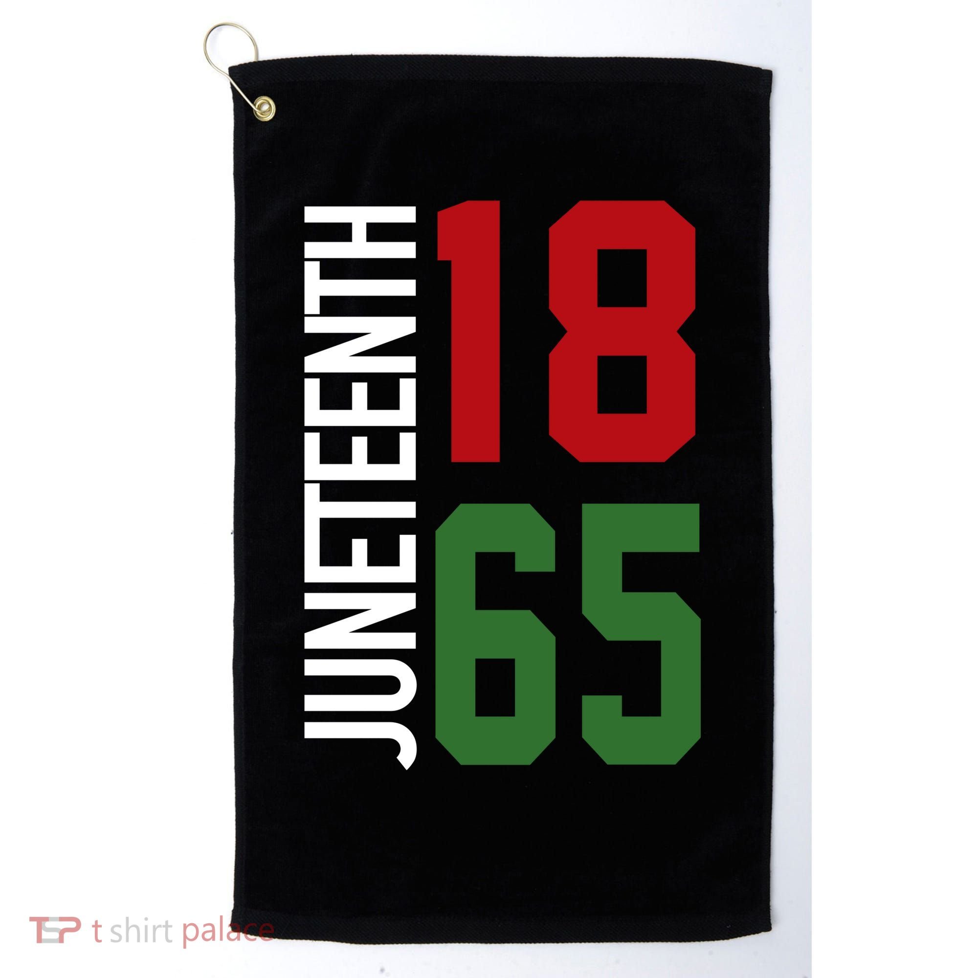 Juneteenth Jersey 1865 Golf Towel