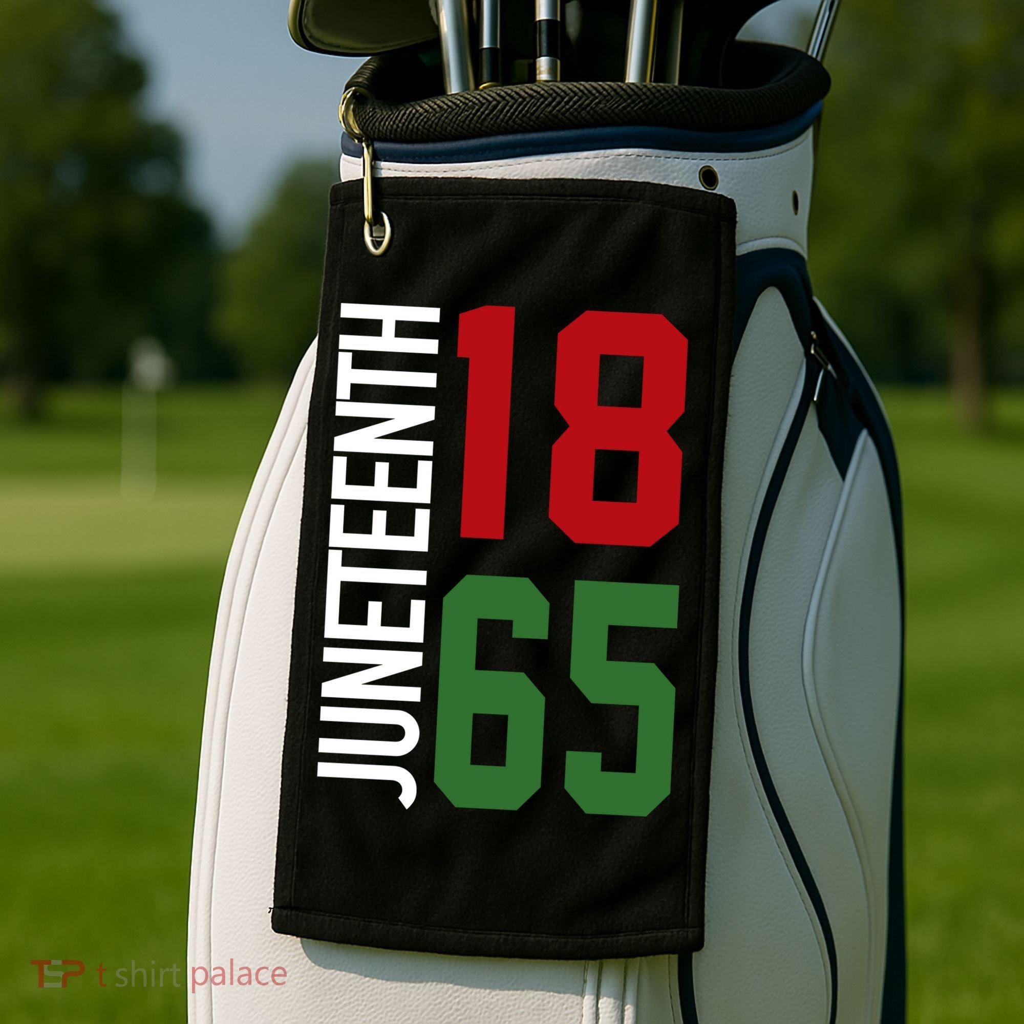 Juneteenth Jersey 1865 Golf Towel