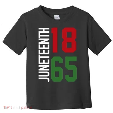 Juneteenth Jersey 1865 Toddler T-Shirt