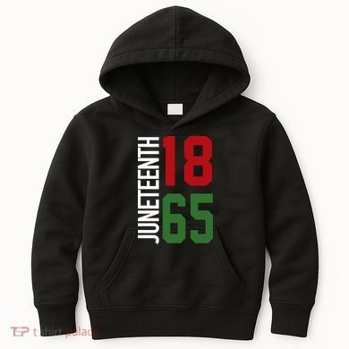 Juneteenth Jersey 1865 Kids Hoodie