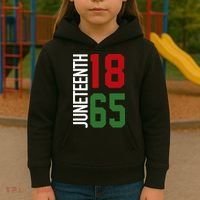 Juneteenth Jersey 1865 Kids Hoodie thumb 3
