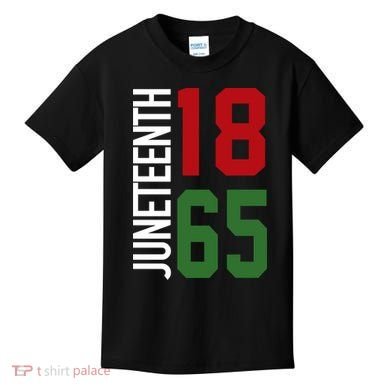 Juneteenth Jersey 1865 Kids T-Shirt