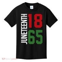 Juneteenth Jersey 1865 Kids T-Shirt thumb 0