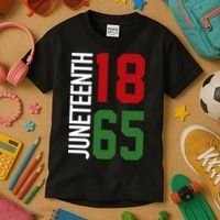 Juneteenth Jersey 1865 Kids T-Shirt thumb 3