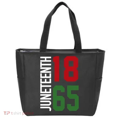 Juneteenth Jersey 1865 Tote Bag
