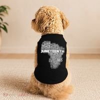 Juneteenth June 19 1865 Africa Word Cloud Art Doggie Tank thumb 2