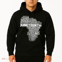 Juneteenth June 19 1865 Africa Word Cloud Art Hoodie thumb 2