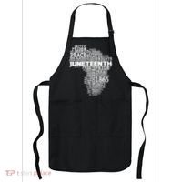 Juneteenth June 19 1865 Africa Word Cloud Art Apron thumb 0