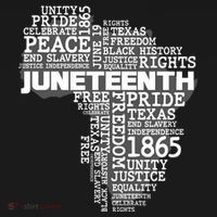 Juneteenth June 19 1865 Africa Word Cloud Art Sweatshirt thumb 3