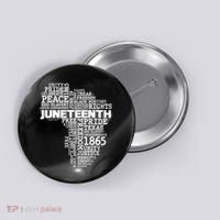 Juneteenth June 19 1865 Africa Word Cloud Art Button thumb 0