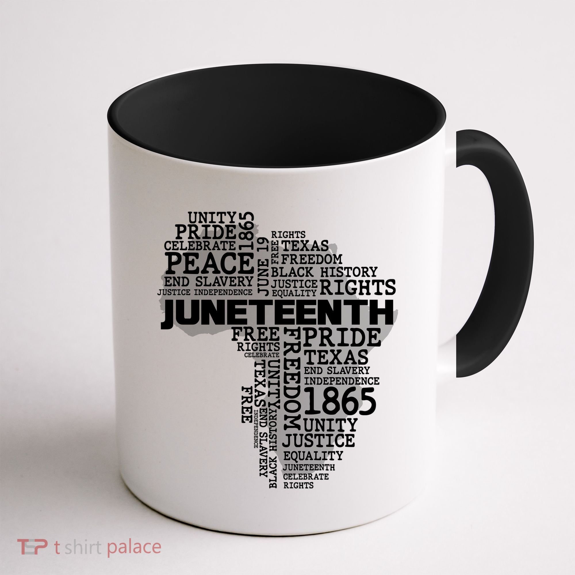 Juneteenth June 19 1865 Africa Word Cloud Art Coffee Mug
