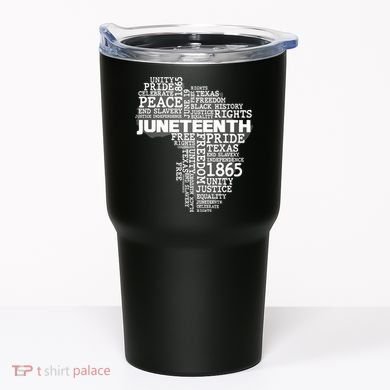 Juneteenth June 19 1865 Africa Word Cloud Art Tumbler