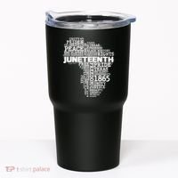 Juneteenth June 19 1865 Africa Word Cloud Art Tumbler thumb 0