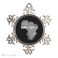 Juneteenth June 19 1865 Africa Word Cloud Art Ornament thumb 0