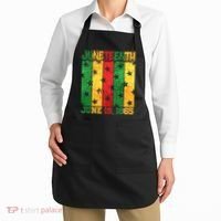 Juneteenth June 19 1865 Traditional Red Gold Green  Apron thumb 2