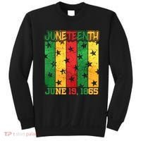 Juneteenth June 19 1865 Traditional Red Gold Green  Sweatshirt thumb 0