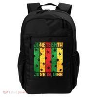 Juneteenth June 19 1865 Traditional Red Gold Green  Backpack thumb 0