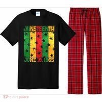 Juneteenth June 19 1865 Traditional Red Gold Green  Pajama Set thumb 0
