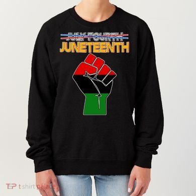 Juneteenth June 19th Traditional Colors Women's Sweatshirt