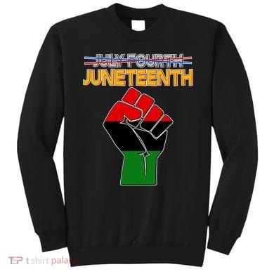 Juneteenth June 19th Traditional Colors Sweatshirt